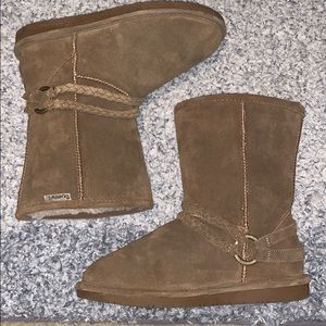 Tan Bearpaw Boots